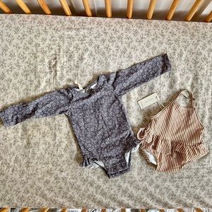 Quincy Mae 6-12m swimsuit bundle